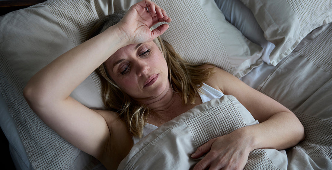  Menopausal Woman Suffering With Insomnia