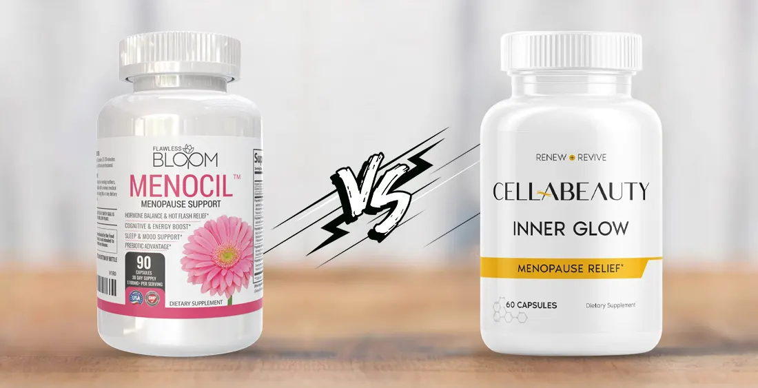 Menocil vs. CellaBeauty Inner Glow