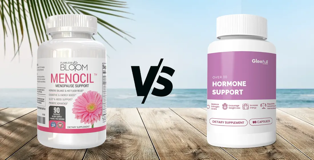 Menocil Vs Gleefull Hormone Support